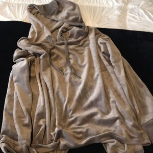 Dkny sport velour hoodie